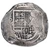 Image 1 : Mexico City, Mexico, cob 8 reales, Philip III, assayer A.