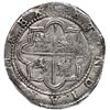 Image 2 : Lima, Peru, cob 8 reales, Philip II, assayer Diego de la Torre, *-8 (flat top) to left, P-oD to righ