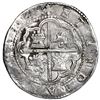 Image 2 : Lima, Peru, cob 4 reales, Philip II, assayer Diego de la Torre, *-4 to left, P-oD to right.