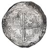 Image 2 : Potosi, Bolivia, cob 8 reales, Philip II, assayer B (5th period), borders of x's.