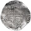 Image 2 : Potosi, Bolivia, cob 8 reales, Philip III, assayer R (curved-leg), NGC VF 35.