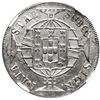 Image 2 : Brazil (Rio mint), 960 reis, Joao VI, 1820-R, struck over a Potosi, Bolivia, bust 8 reales of Charle