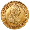 Image 1 : Popayan, Colombia, gold bust 2 escudos, Charles III (bust of Ferdinand VI), 1771/0 J.