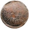 Image 2 : Cartagena, Colombia, copper provisional 2 reales, 1814 with reversed 4, NGC VF 30 Brown.