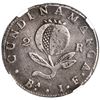 Image 2 : Bogota, Colombia (Cundinamarca), 2 reales, 1821 J.F, mintmark BA with dots below and to right, NGC V