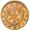 Image 2 : Bogota, Colombia, gold 1 peso, 1826 JF, 6 over slanted 6, PCGS AU 58.