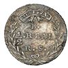 Image 2 : Bogota, Colombia, 1/2 real, 1834 R.S., NGC AU details / cleaned.