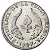 Image 1 : Bogota, Colombia, 1/2 real, 1847 RS, NGC MS 68, finest known in the NGC census.
