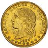 Image 1 : Medellin, Colombia, gold 20 pesos, 1869, NGC MS 62.