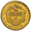 Image 2 : Medellin, Colombia, gold 10 pesos, 1867, NGC AU 58, finest known in NGC census.