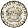 Image 2 : Medellin, Colombia, 5 decimos, 1876/5, NGC MS 64, finest and only example in NGC census.