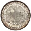 Image 2 : Medellin, Colombia, 5 decimos, 1886, four stars on reverse and accent on DECIMOS, fineness LEI 0.500