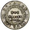 Image 2 : Popayan, Colombia, 2 reales, 1880, fineness 0.835/0.900, rare anachronistic denomination.