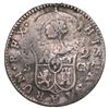 Image 2 : Costa Rica, 2 reales, female head / ceiba tree counterstamp (Type III, 1845) on a Cuba (Trinidad / S