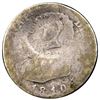 Image 1 : Costa Rica, 2 reales, female head / ceiba tree counterstamp (Type III, 1845) on a Madrid, Spain, bus