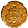 Image 2 : Costa Rica, gold 2 escudos, 1854 JB, NGC AU 55.