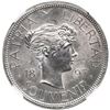 Image 1 : Cuba (struck at the Gorham Mint), "souvenir" peso, 1897, Type II (star below baseline of 97), NGC MS
