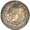 Image 1 : Quito, Ecuador, 2 reales, 1837 FP, transposed legends, rare, NGC AU 53, finest known in NGC census, 