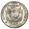 Image 2 : Quito, Ecuador, 2 reales, 1850 GJ, NGC MS 61, finest known in NGC census.