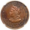 Image 1 : El Salvador, copper proof 50 centavos (off-metal trial), 1894-CAM, very rare, NGC Proof details / en