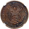 Image 2 : El Salvador, copper proof 50 centavos (off-metal trial), 1894-CAM, very rare, NGC Proof details / en