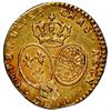Image 2 : France (Paris mint), gold 1/2 louis d'or au bandeau, Louis XV, 1768-A, rare, NGC XF details / plugge