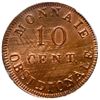 Image 2 : Siege of Antwerp (Anvers, under France), copper 10 centimes, Louis XVIII, 1814-R, wide LL, PCGS MS63