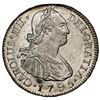Image 1 : Guatemala, bust 2 reales, Charles IV, 1795 M, NGC MS 63 ("top pop").