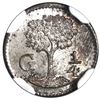 Image 2 : Guatemala (Central American Republic), 1/4 real, 1840/30, NGC MS 68 ("top pop").