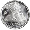 Image 1 : Guatemala (Central American Republic), 1/4 real, 1844, NGC MS 67 ("top pop").