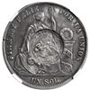 Image 1 : Guatemala, 1 peso, "1/2 real" counterstamp of 1894 on a Lima, Peru, 1 sol, 1872 YJ, NGC XF 45, c/s A