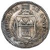Image 2 : Guatemala, silver 1 real-sized proclamation medal, 1851, Constitution, NGC AU 58.