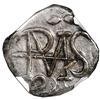 Image 1 : Comayagua, Honduras, "imitation cob" 1/2 real, 1824, NGC AU details / damaged, rare, ex-Richard Stua