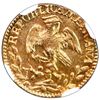 Image 2 : Mexico City, Mexico, gold 1/2 escudo, 1843 MM, NGC MS 62, finest known in NGC census.