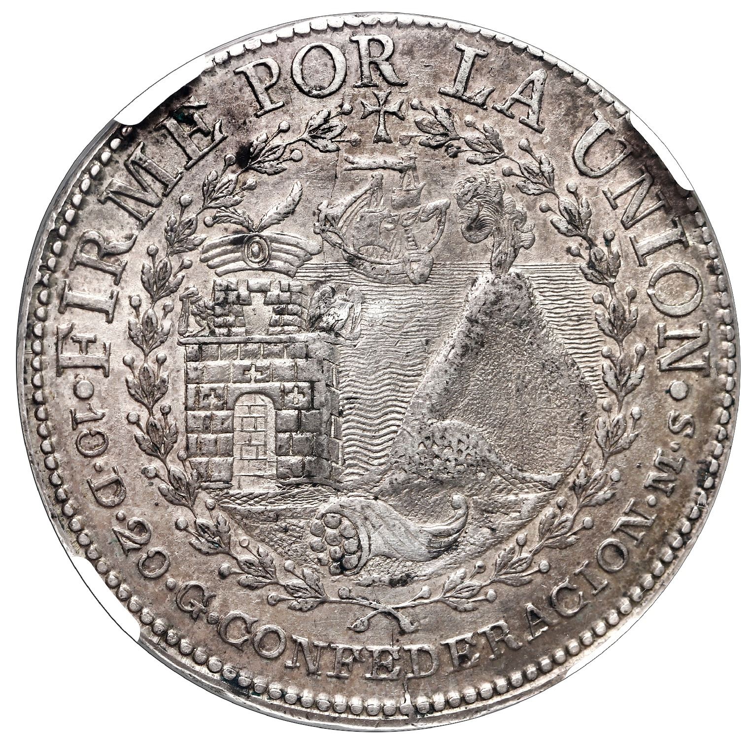 Cuzco, Peru (Republic of South Peru), 8 reales, 1838 MS, CONFEDERACION ...