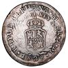 Image 2 : Manila, Philippines (under Spain), 8 reales, 1828 counterstamp (Type I) on a Lima, Peru, 8 reales, 1
