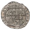 Image 1 : Seville, Spain, 4 reales, Ferdinand-Isabel, assayer Gothic D to right of center on reverse, denomina