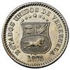Image 1 : Venezuela (struck at the Philadelphia Mint), copper-nickel 1 centavo, 1876, NGC MS 62.