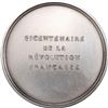 Image 2 : France, large, matte-proof, silvered-bronze medal, dated 1794 (struck in Paris in 1988), Abolition o