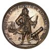 Image 1 : Great Britain, copper alloy Admiral Vernon medal, 1739, Vernon and ship and cannon / Porto Bello, ex