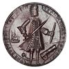 Image 1 : Great Britain, small copper alloy Admiral Vernon medal, 1739, Vernon and ship and cannon / Porto Bel