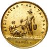 Image 2 : Manila, Philippines (under Spain), large gilt-bronze medal, Charles III, labor award, engraved by J.