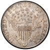 Image 2 : USA (Philadelphia Mint), silver Draped Bust 50 cents, 1806, pointed 6, with stems, PCGS XF detail / 