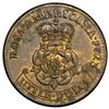 Image 2 : Colonial America, Rosa Americana penny, 1723, George I, PCGS Genuine AU details / environmental dama
