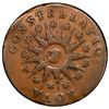 Image 1 : USA, Nova Constellatio copper, 1785, pointed rays, large date, PCGS Genuine VF details / damage.