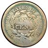 Image 2 : USA, Hard Times token, VOTE THE LAND FREE countermark (ca. 1844) on a US (Philadelphia mint) 1843 Br