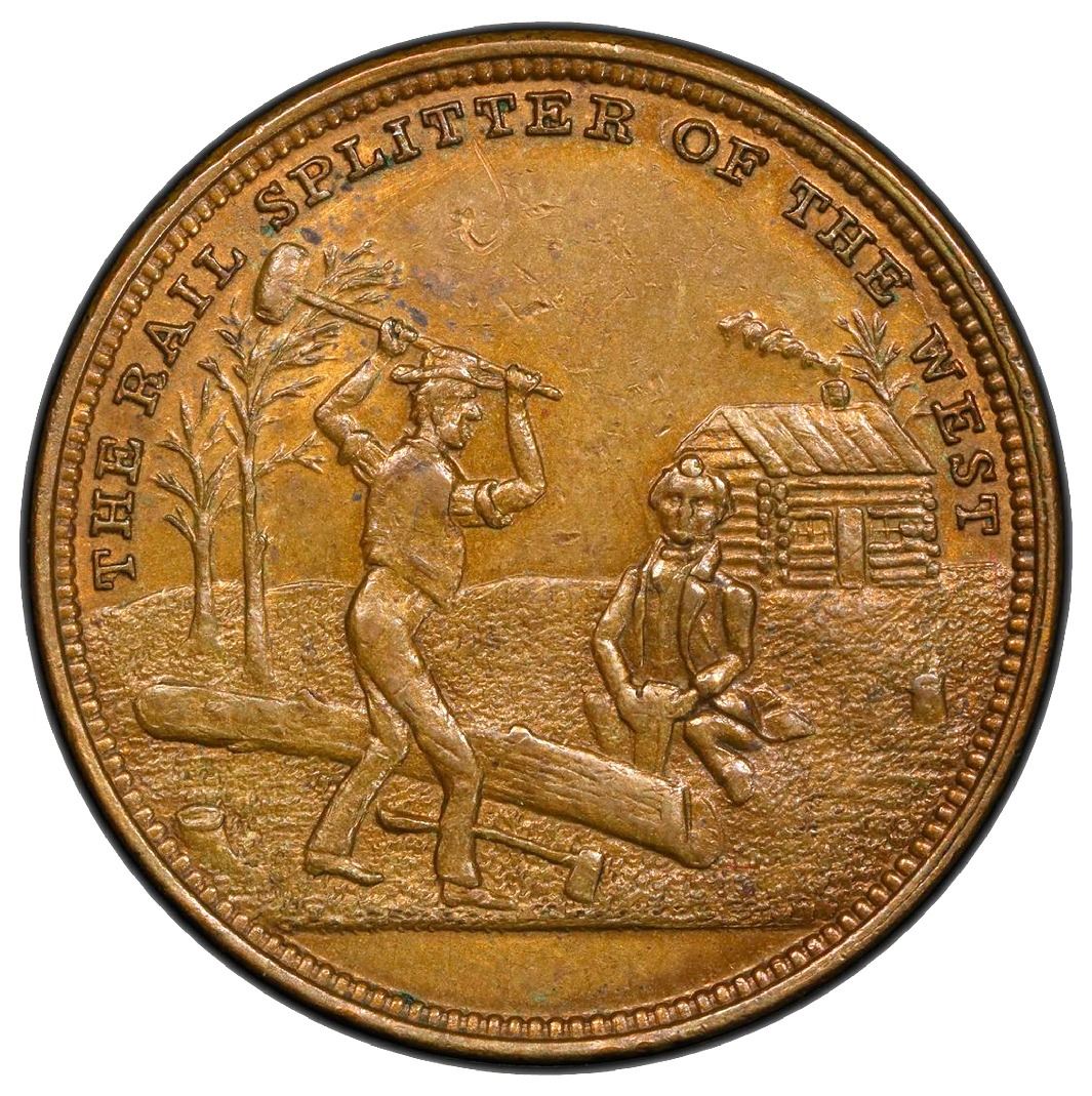 USA, Abraham Lincoln campaign medal, (1860), Lincoln / Railsplitter of ...