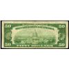 Image 2 : Miami, Florida, First National Bank, $50 National Bank Note, series of 1929, serial A000128A.