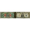 Image 1 : World War II "short snorter" consisting of a Panama, Banco Central de Emision, 1 balboa, series of 1
