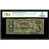 Image 1 : Quito, Ecuador, Banco de la Union, 1 sucre, 1894 overprint on a 1 peso, 15-1-1883, serial C47854, PC